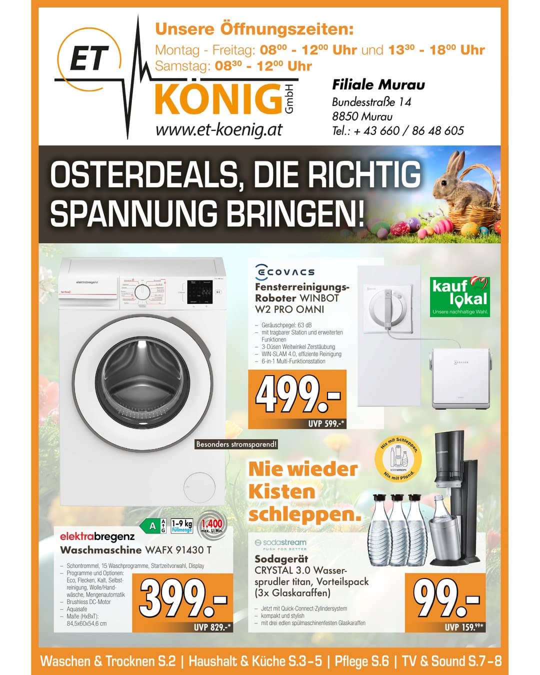 Küche & Genießen – DeLonghi, WMF, cloer, SEVERIN